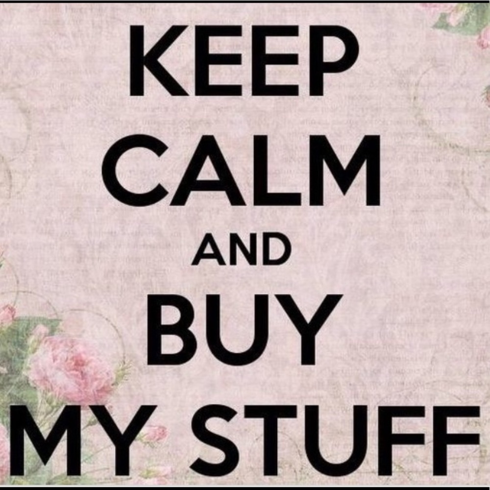 Please feel free to buy my stuff